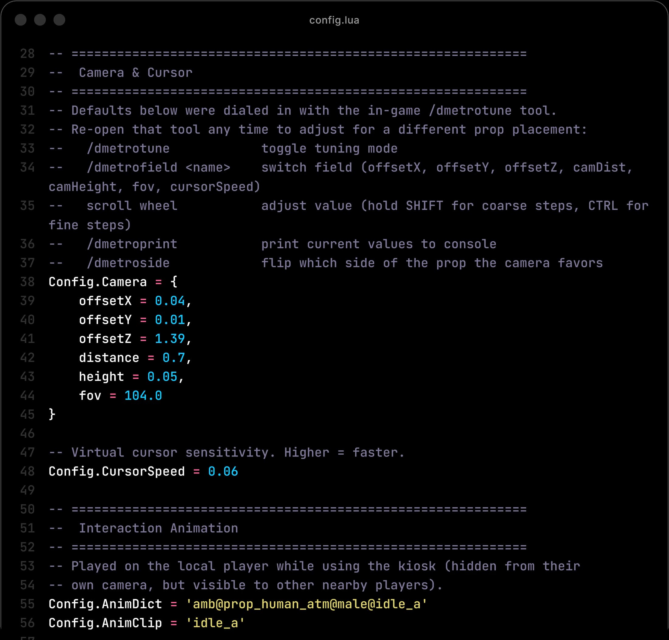 Config.lua designed for zero-friction server deployment (part 2 of 3)